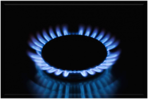 a gas flame