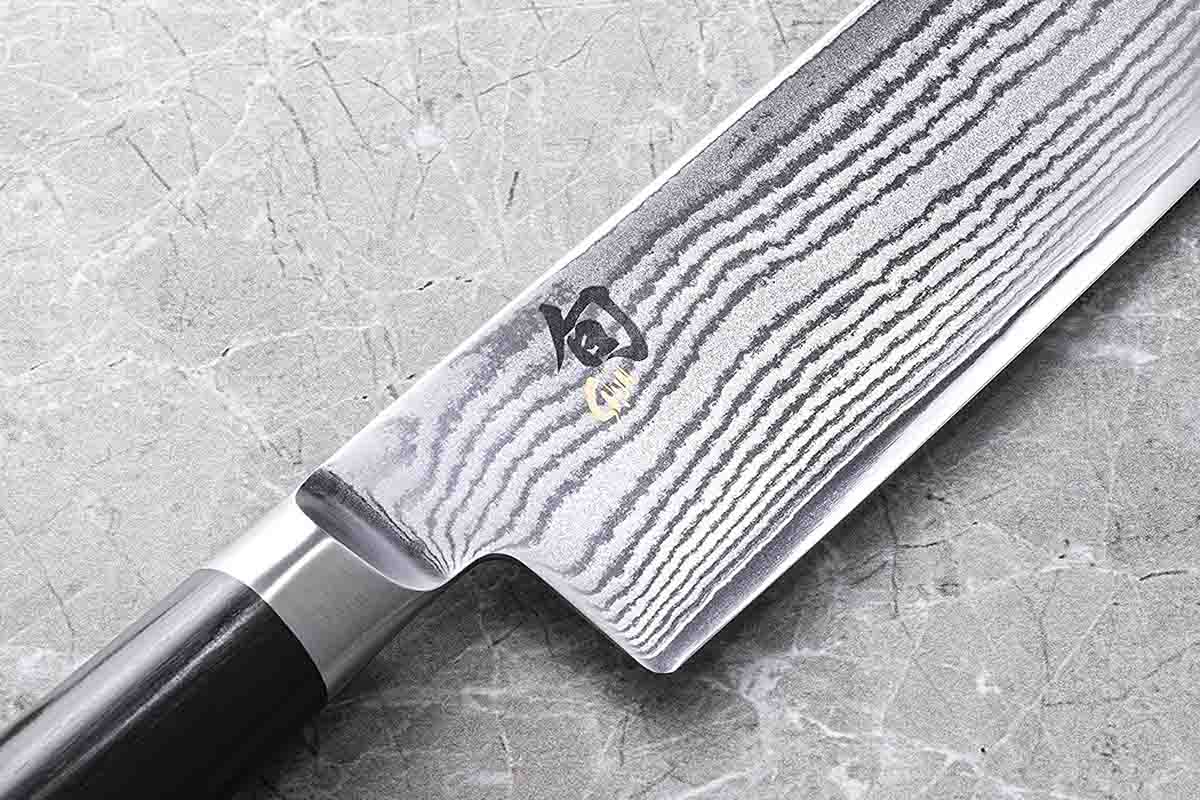 The Shun Classic ergonomically shaped chef's knife