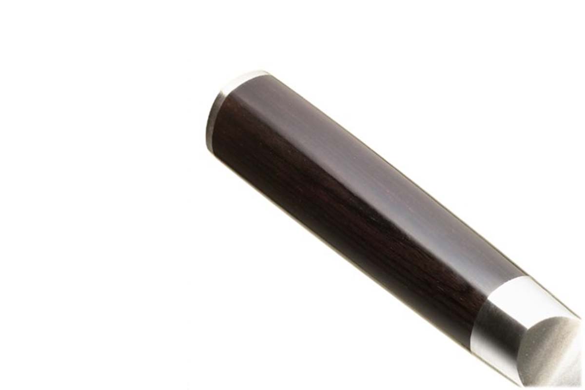 The Shun Classic japanese knife handle