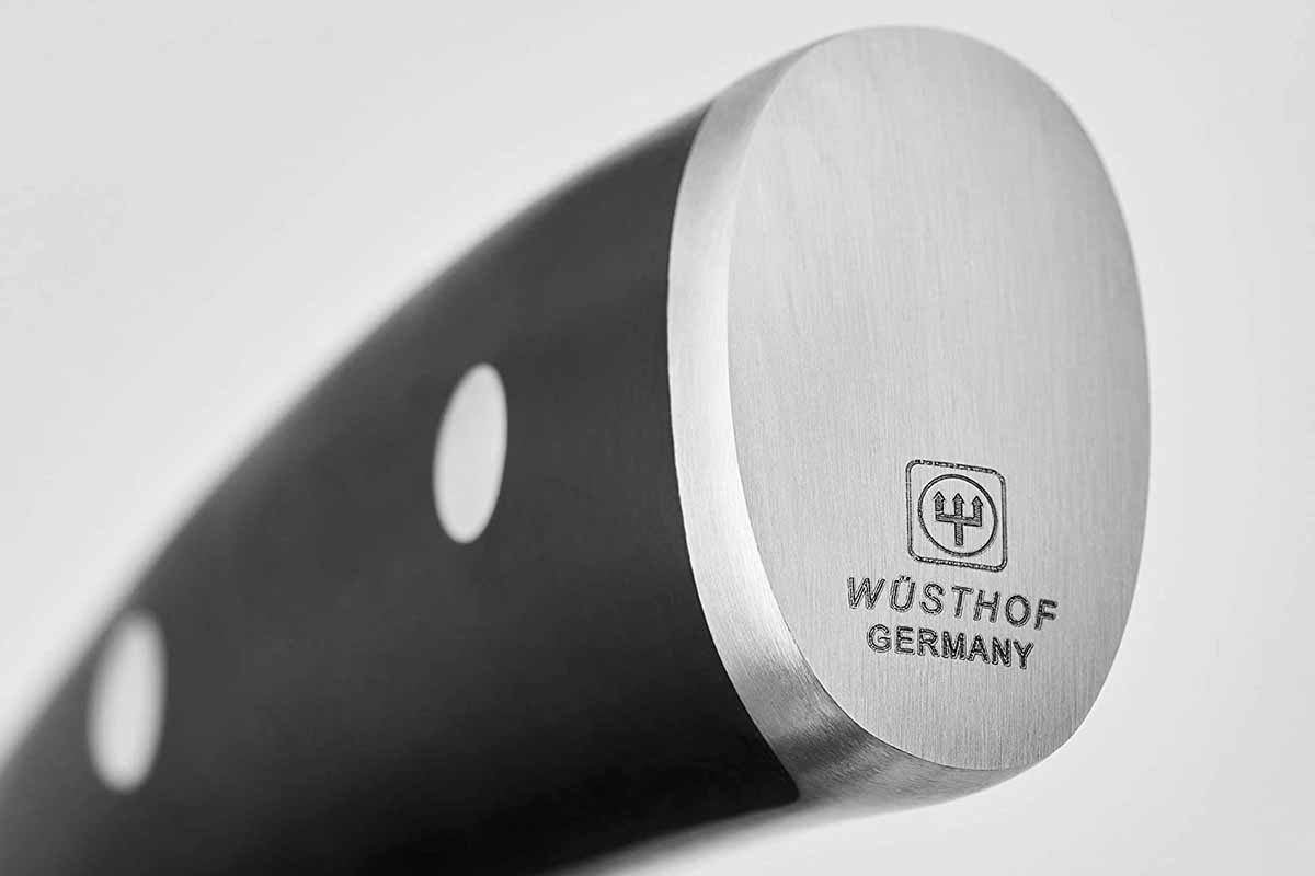 Wusthof’s Classic 8 Inch Ikon german style chef's knives handle