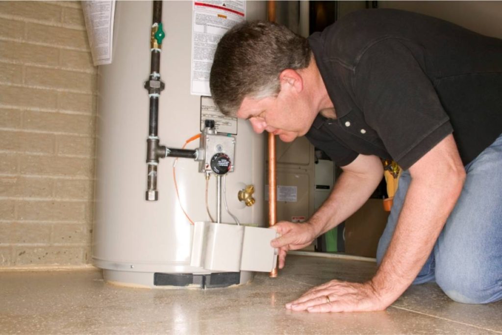 water pressure check of water heater