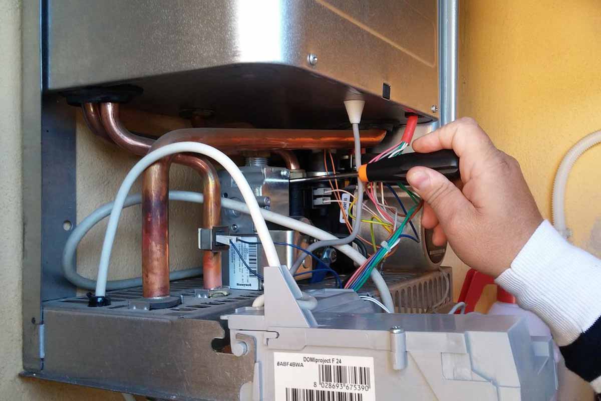 gas boiler heater