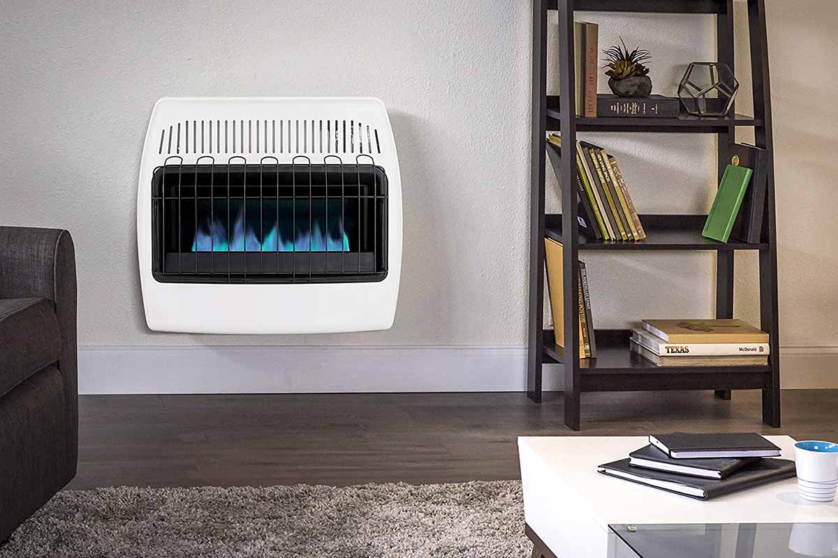 gas furnace heating home system