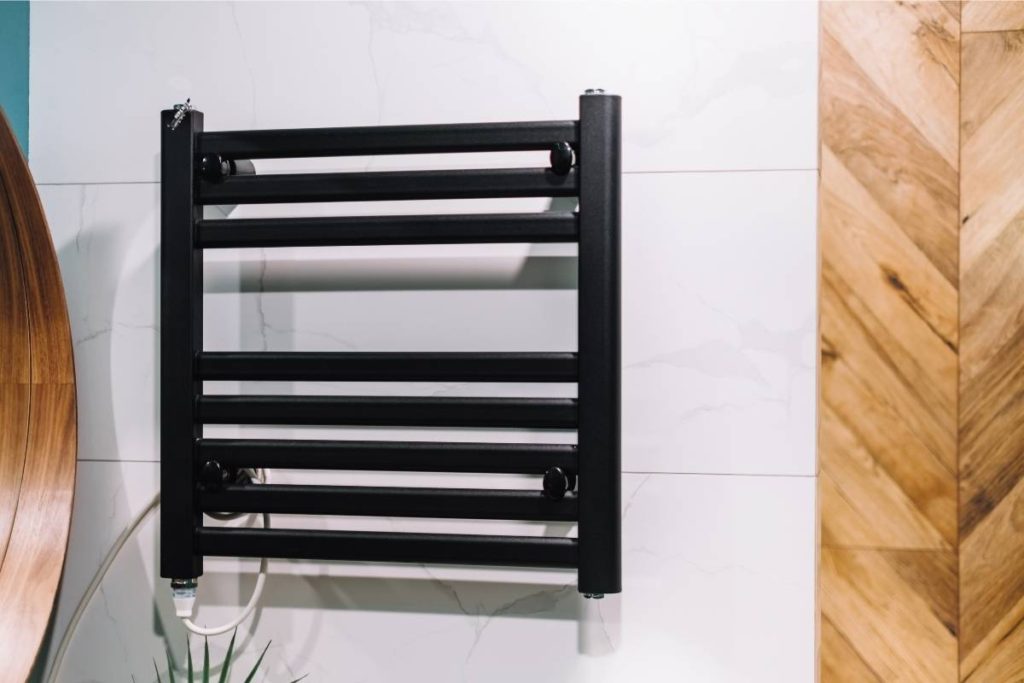 bathroom heater on wall