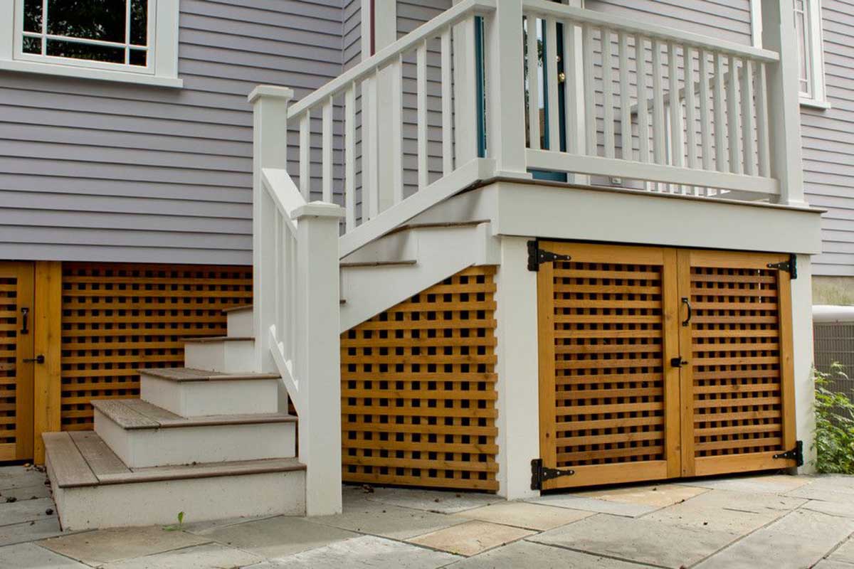 Custom Door Lattice Skirting