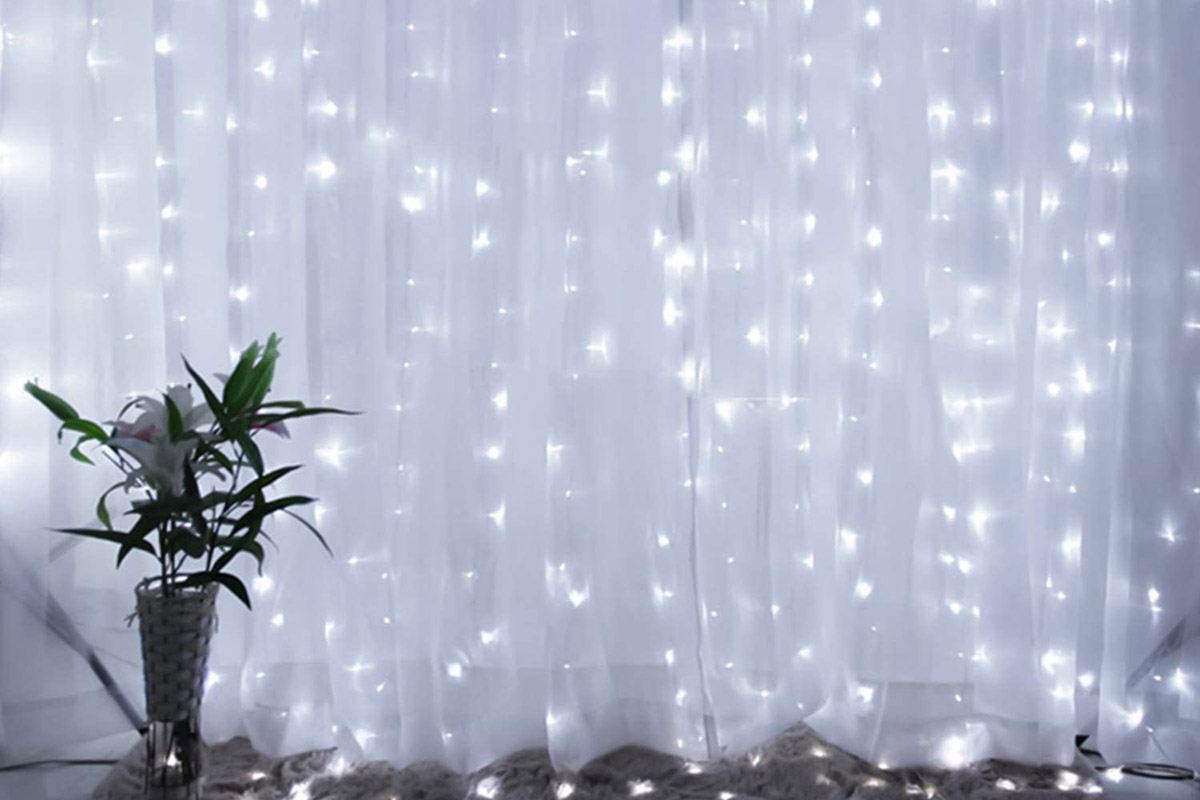 Hang the Tulle or Curtains