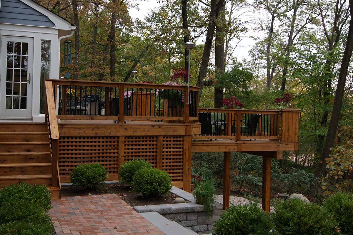 Lattice Cedar Deck Skirting Ideas
