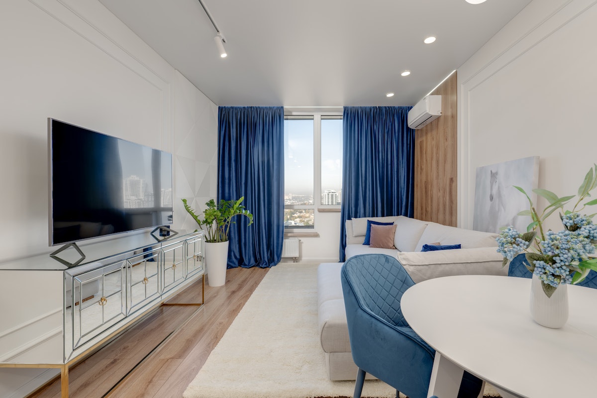 Navy Blue Curtains