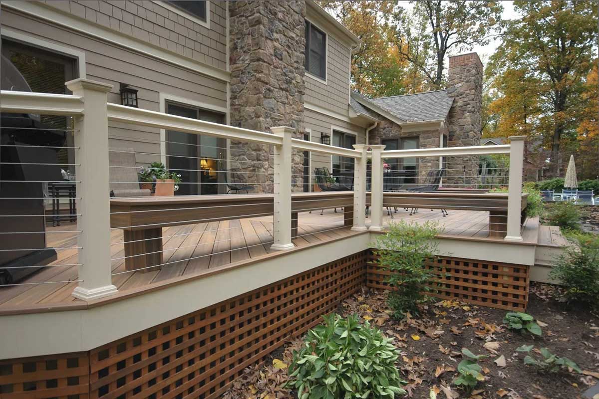 Rustic Vinyl Deck Skirting Styles: Cozy and Charming Options